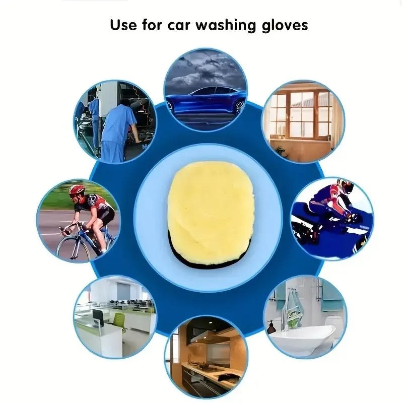 Microfiber Sheep Wool Washing Glove - Polishing Glove - Top Quality - CarGuys Pakistan