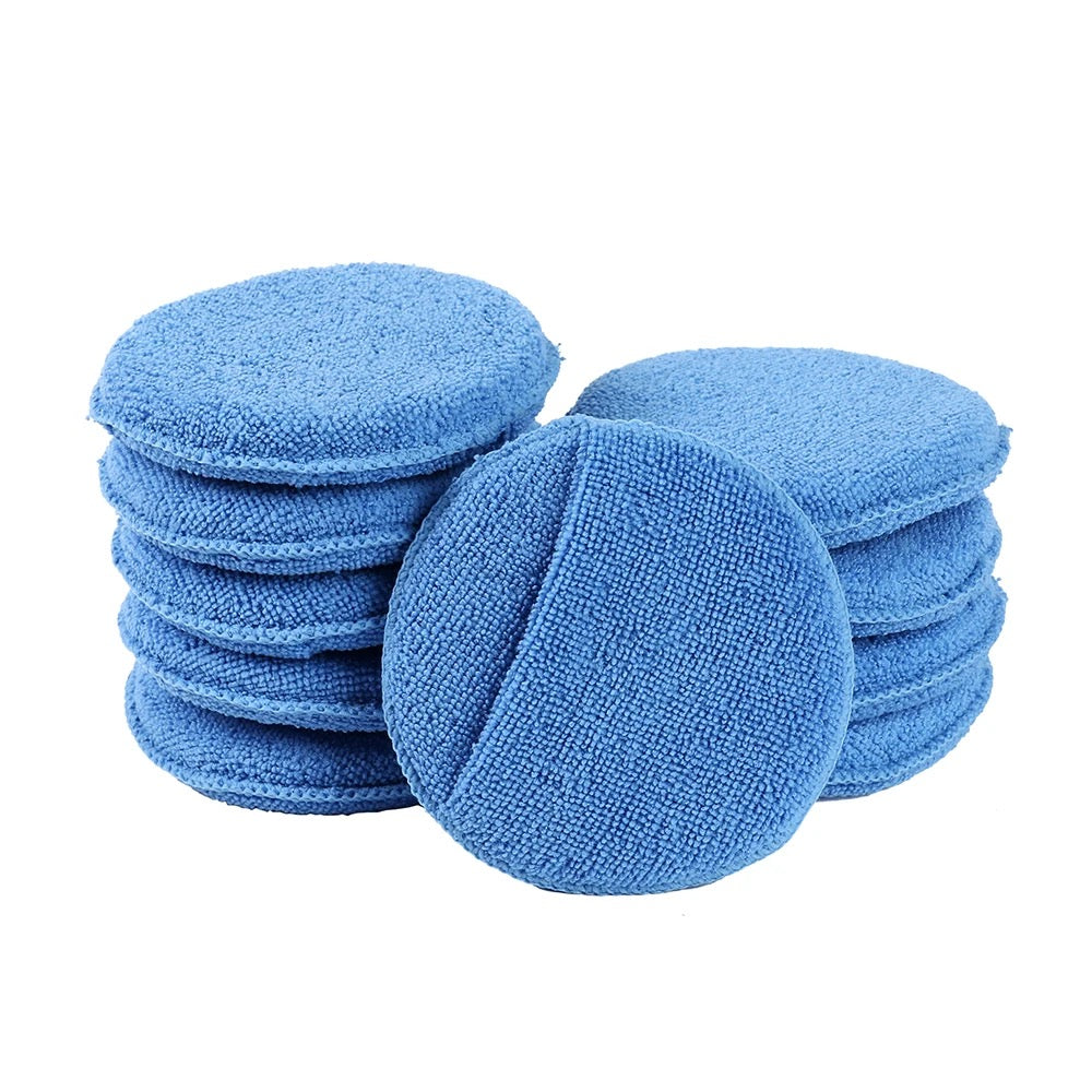 Premium Soft Microfiber Foam Applicator Pad - Soft Polishing Pad - Multi Color - Top Quality - CarGuys Pakistan