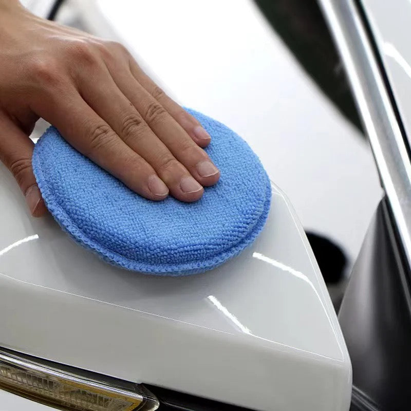 Premium Soft Microfiber Foam Applicator Pad - Soft Polishing Pad - Multi Color - Top Quality - CarGuys Pakistan