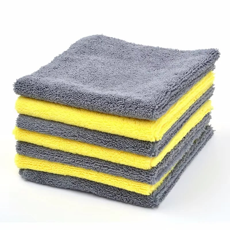 Premium Microfiber Edgless Towel - 40x40cm- Polishing Towel - Multi Color - CarGuys Pakistan